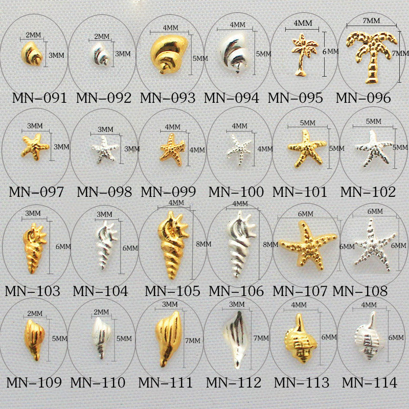 Manufactory for Hot Sales Nail Art Cool Summer Sea Style Series Rivets/Studs