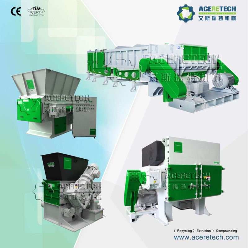 Waste Plastic Shredder Crusher Granulator Machine for PE/PP/PA/PVC/EPE/ABS/PS/Pet/PC/Nylon/Rubber