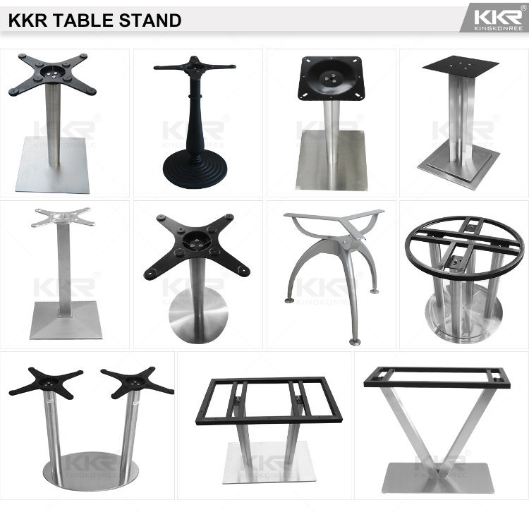 White Quartz Top Round Restaurant Table with Chair181212