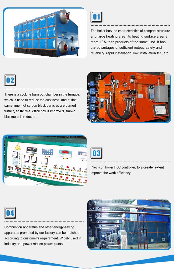 Manufacturer Directly Sale Energy Saving Steam Boiler Price