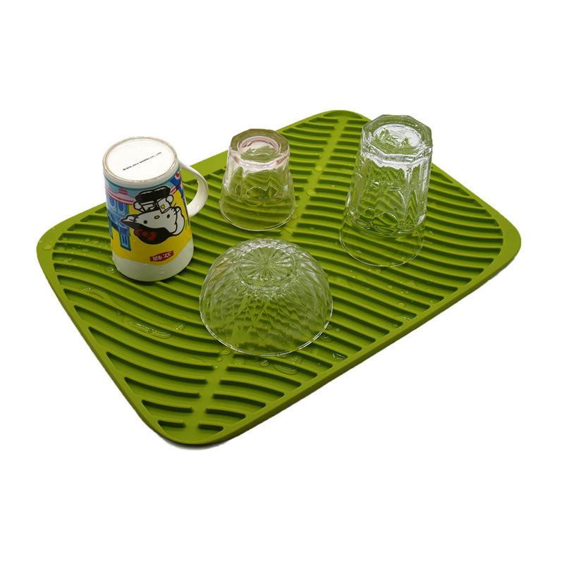 Wholesale Amazon Hot Selling Quality Multi-Function Large Dish Cups Silicone Drying Mat