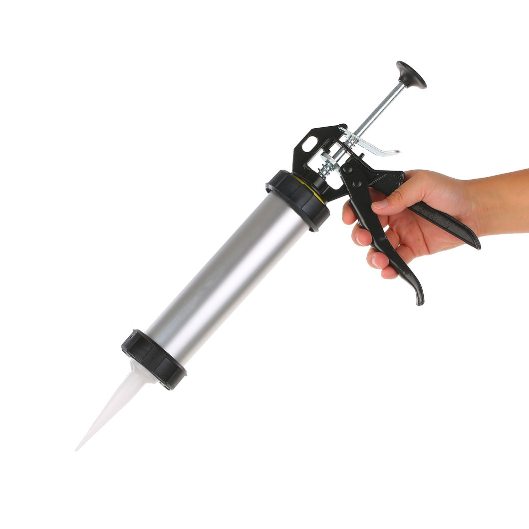 300ml Aluminum Alloy Hand Glass Cement Caulking Gun Manual Glue Gun for Home Decoration