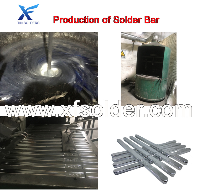 Pure Tin/Copper Alloy Lead Free Solder Bar Anti-Oxide Low Impurities