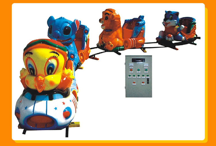 Mini Animal Small Tourist Electric Track Battery Powered Train Fids Amusement Rides (KL6024)