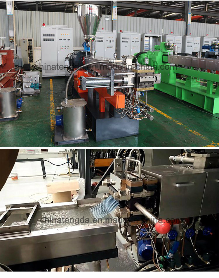 Tsh-65 PP/PE Parallel Twin Screw Extruder with Filler Material