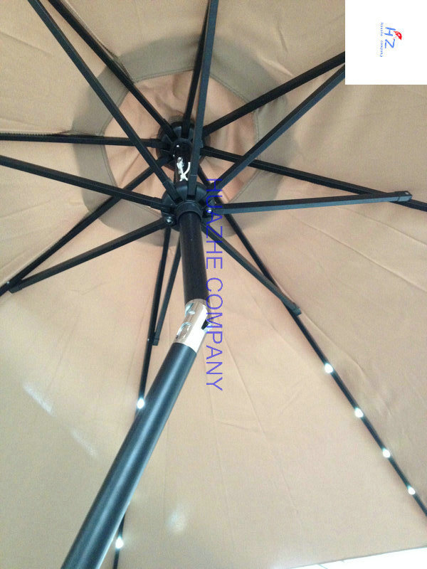 10ft LED Umbrella Garden Umbrella Patio Umbrella Outdoor Umbrella with Solar LED Umbrella