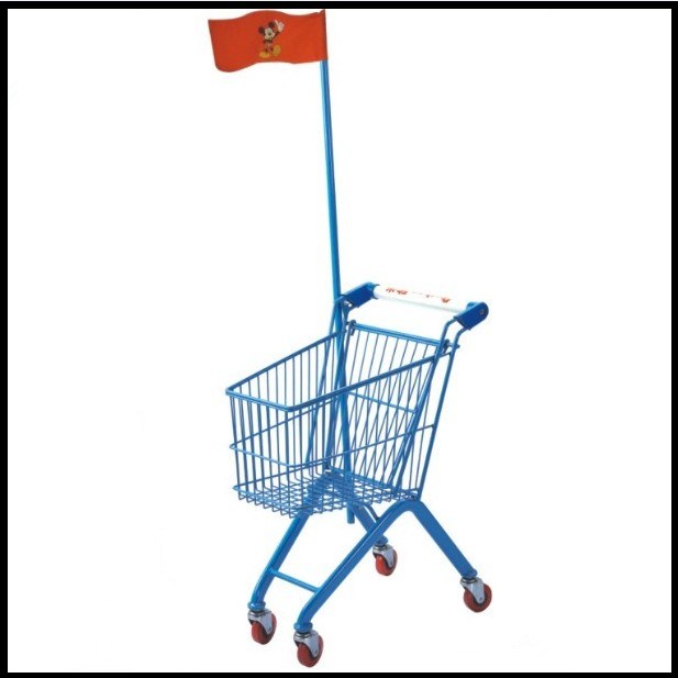 Yd-G003 Children Supermarket Metal Cart Kids Shopping Trolley