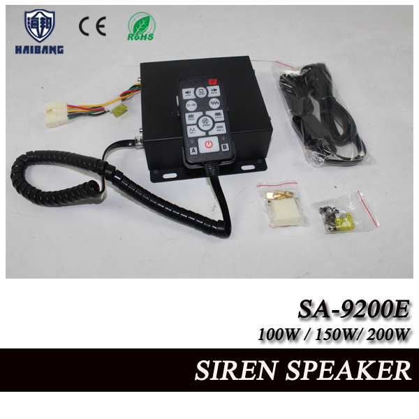 High Quality Police Siren Speaker in 100W/150W/200W (SA-9200E)