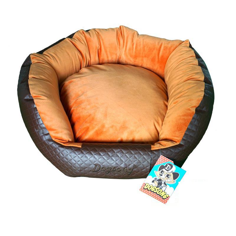 Round Gray Noble Wholesale Pet Cat Kennel Bed