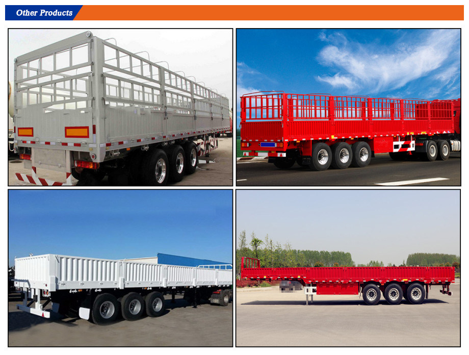 China White 3axles Excavator Transport Gooseneck Lowboy/Low Bed/Lowbed Utility Cargo Semi Truck Trailer