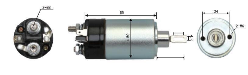 12V OEM 0331302024, 0331302524 Starter Solenoid Switch