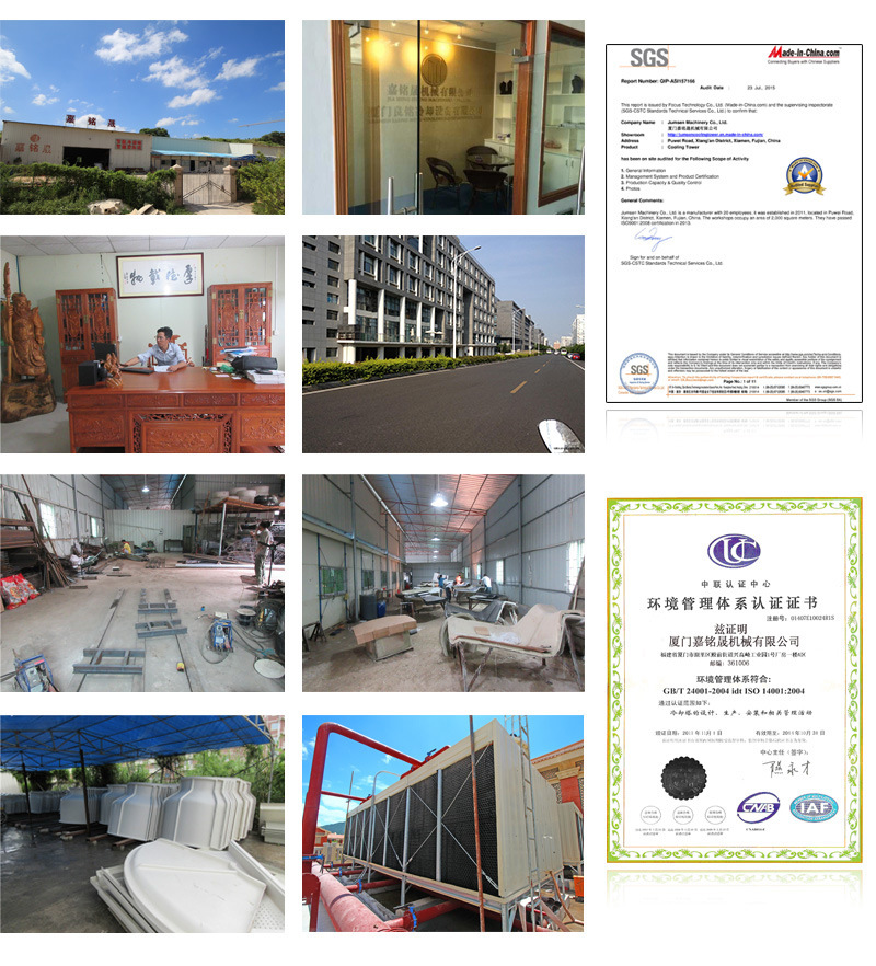 High Quality Circle Cooling Tower / Industrial Cooling Machinery