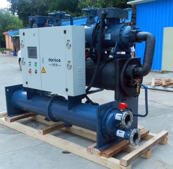 Water Cooled Screw Type Industrial Chiller with Double Screw Compressor