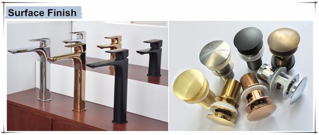 Brass Chrome Bathroom Basin Faucet Tap with Watermark