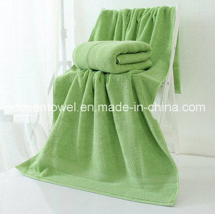 100% Cotton 450GSM 32s/2 White Plain Bath Towel for Hotels