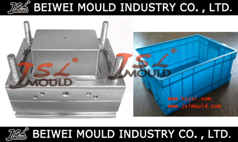Customized Injection Plastic Crate Bin Mould for Storage