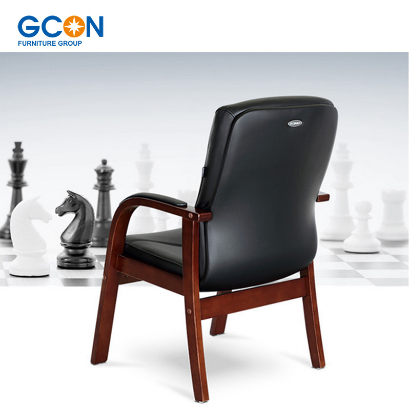 Leather Upholstered Office Guest Chair Meeting Room Furniture