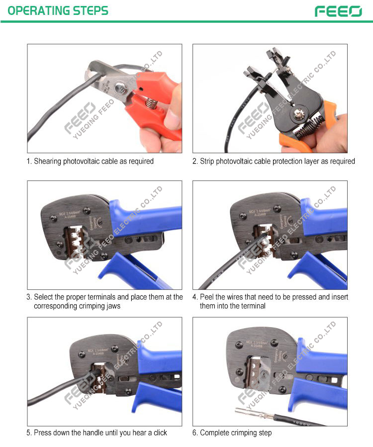 Ce Mc4 Solar Crimping Hand Tool with Cost Price