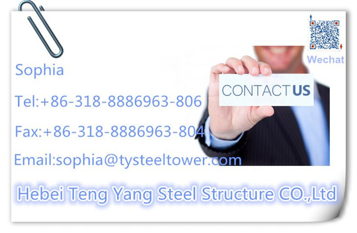 Steel Single Tube Pipe Monopole Telecommunication Cell Phone Tower with Best Price