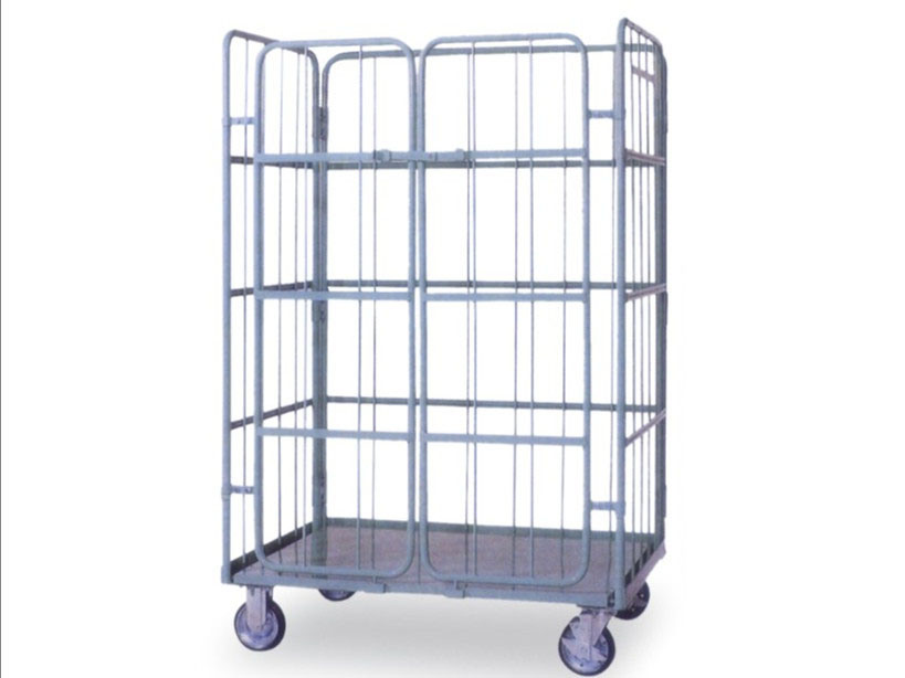 Double Door Metal Wire Roll Cage