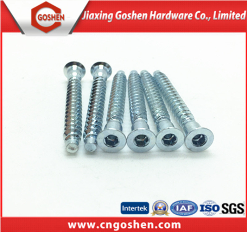 Zinc-Plated Carbon Steel Furniture Screws/Confirmat Screw