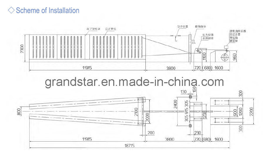 Warping Machine for Elastic Fabric