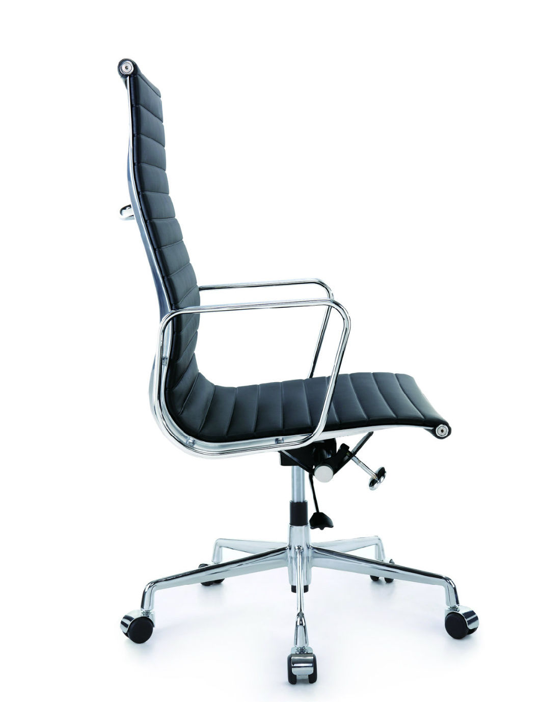 Modern Office Ergonomic Executive Aluminium Hotel Revolving Leather Eames Chair (PE-E02A)