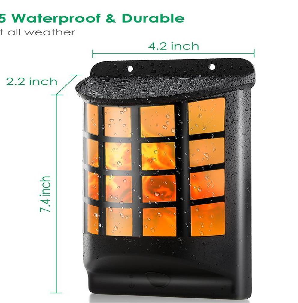 High Markets Solar Fire Cup Flame Balze Lawn Wall Decoration Lantern Lamp Light