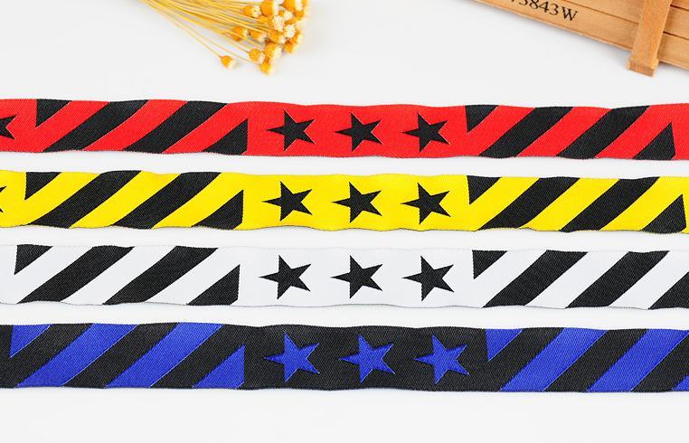 Woven Jacquard Star Lanyard/Rope/Tape/Ribbon for Pet