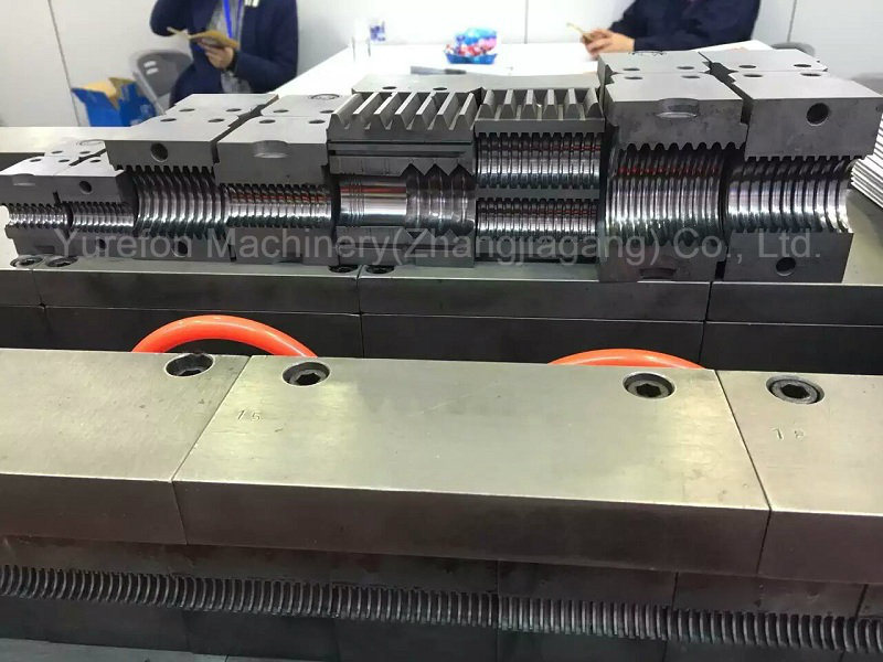 PVC-PP-PE-EVA Single Wall Corrugated Pipes Line Forming Calibration Platform Machine