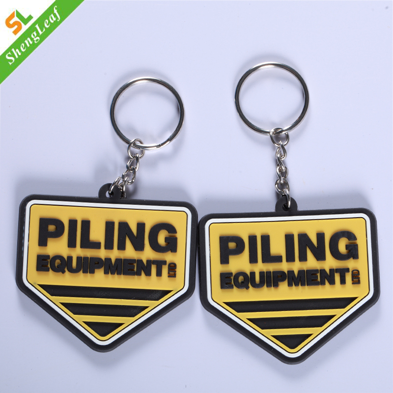 Promotional Custom No Minimum Cheap Rubber Soft PVC Logo Keychain