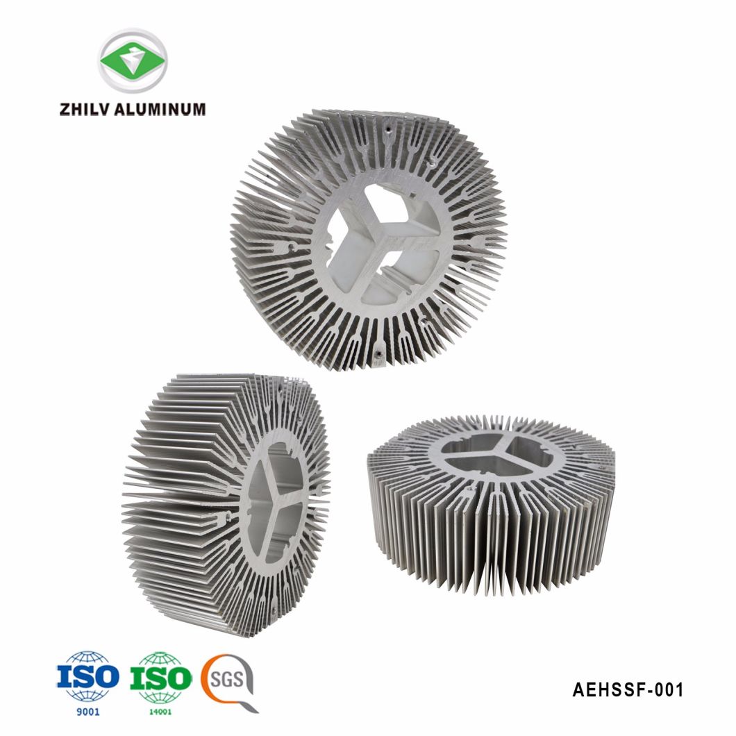 OEM Aluminium Round-Shape Cooler for Lighting Frame