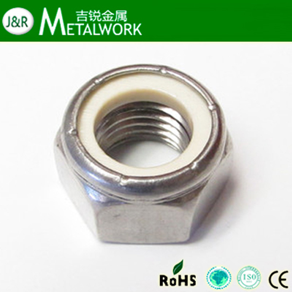 Stainless Steel 304 / 316 Hex / Hexagon Nylon Lock Nut (DIN985)