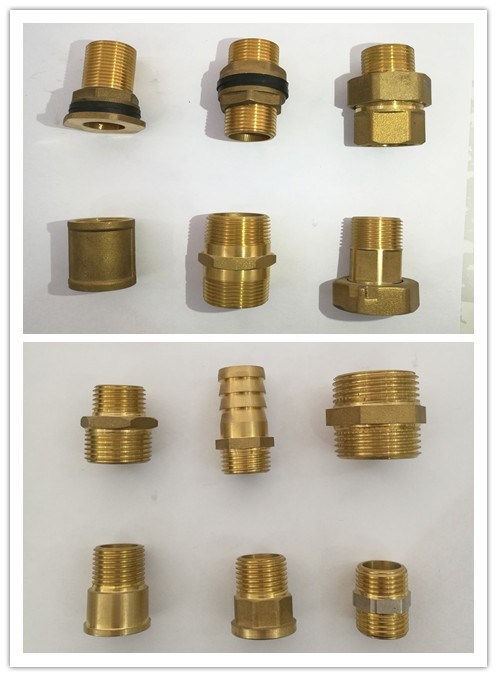 Male Thread Brass Compression Spanish Pipe Fitting (YD-6041)