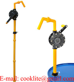 Polyphenylene Sulfide (Ryton) Manual Rotary Chemical Drum Dispensing Pump RP-90r