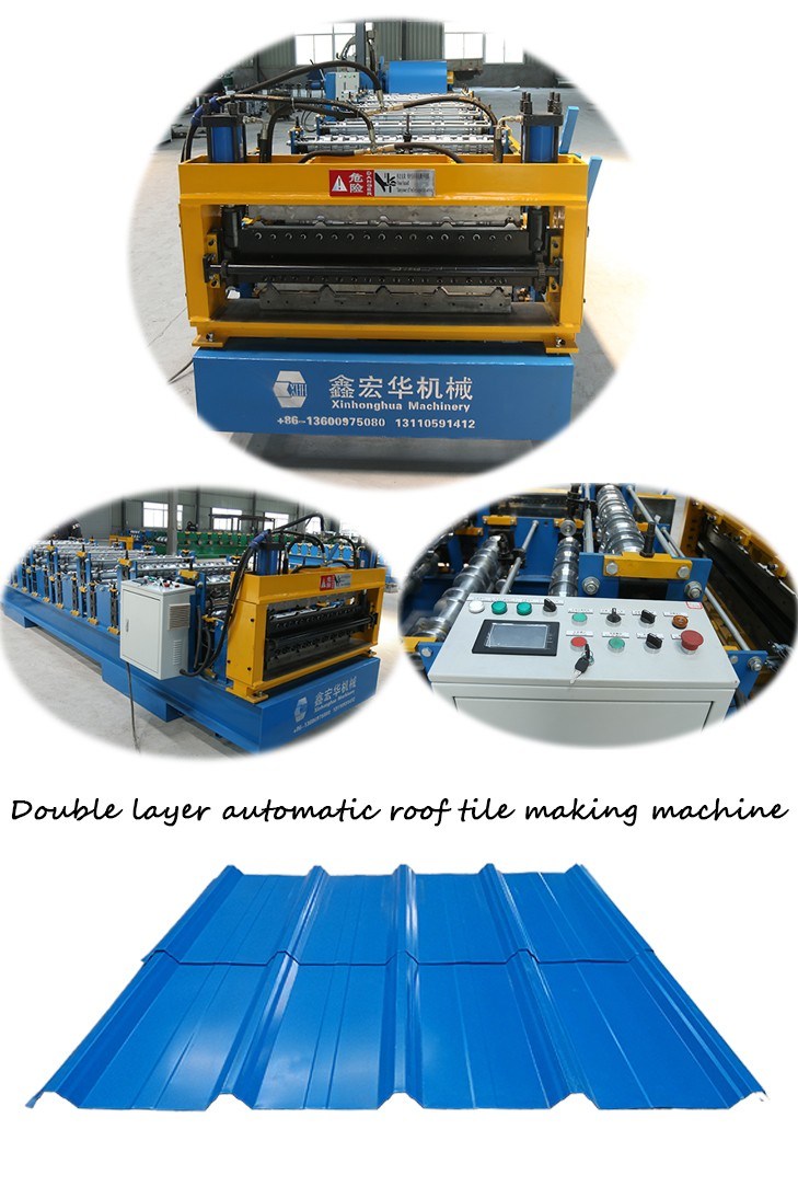 Roof Use and Tile Forming Machine Type Zinc Roof Tile Roll Forming Machine