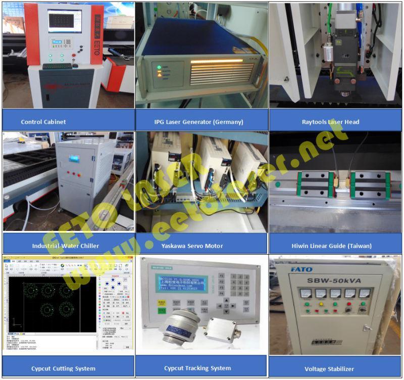 Modern Design Exchange Table of Fiber Laser Cutter for Sheet Metal