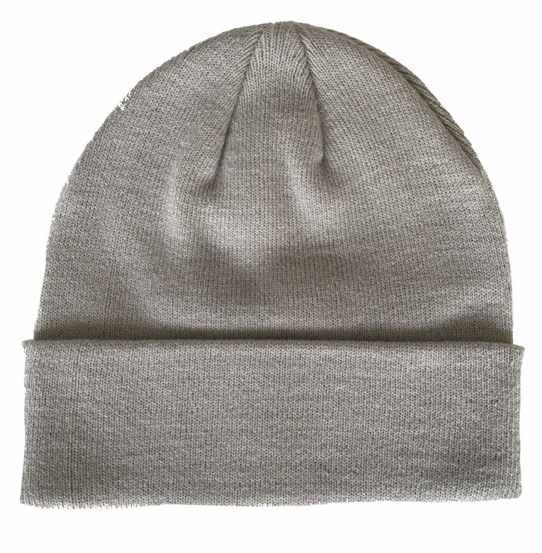 100% Acrylic Wool Cashmere Knit Custom Beanie Hat