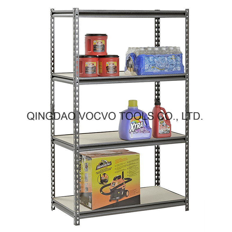 Light Duty Galvanized Steel 4 Tiers Ajustable Tire Shelf