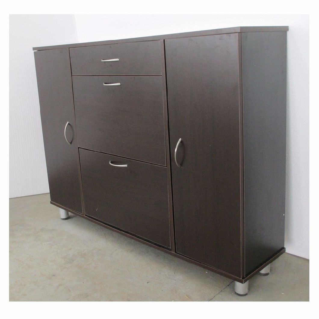 Simple Melamine MDF/MFC Modern 2 Door Shoe Cabinet