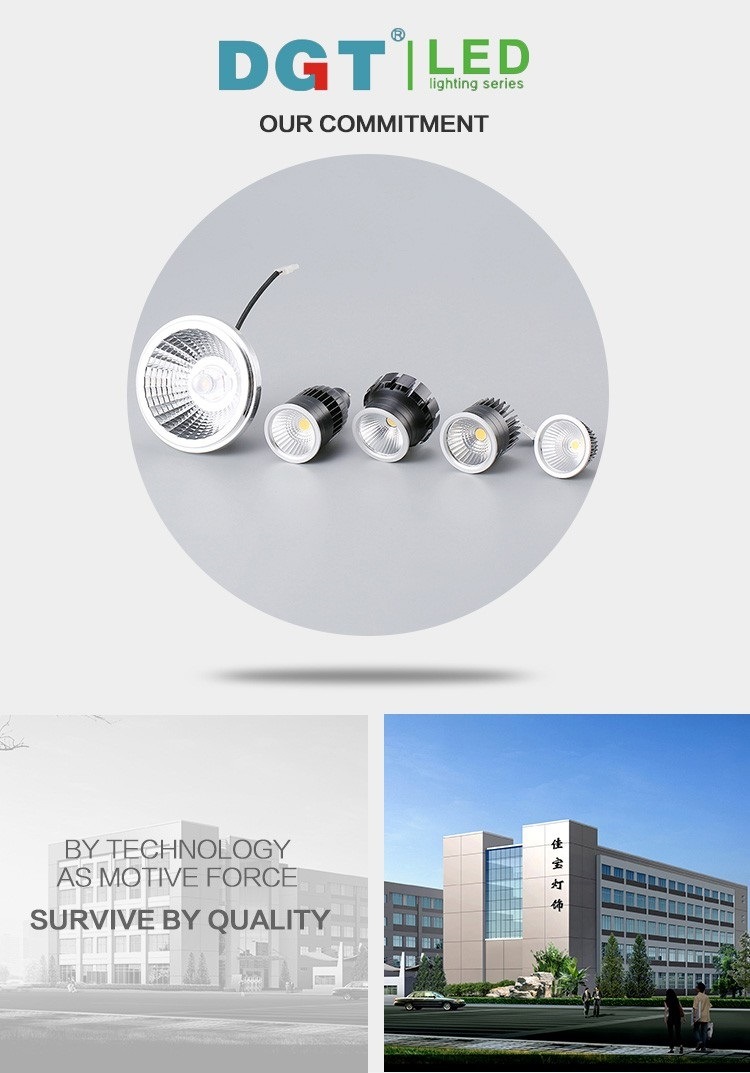 8W Narrow/ Wide Beam Angle LED COB Lamp with Ce and RoHS