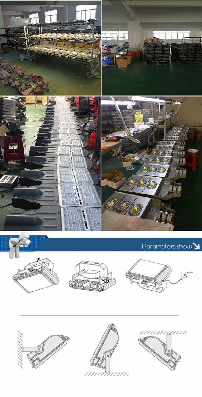 Die-Casting Aluminum High Power LED Floodlight