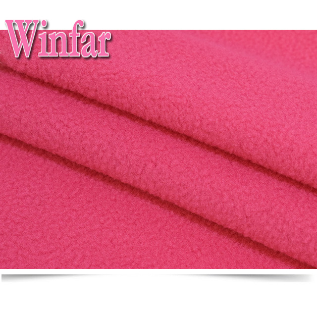 Tela polar poli impermeável do velo Waterproof Poly Polar Fleece Fabric