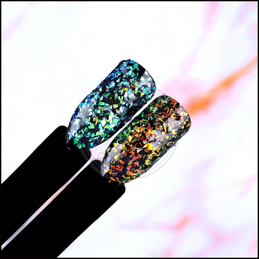 Mermaid Round Glitter Flakes Sequins Laser Holo Glitters for Nail Art