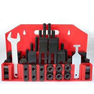 58 Piece Deluxe Steel Clamping Kit for Lathe