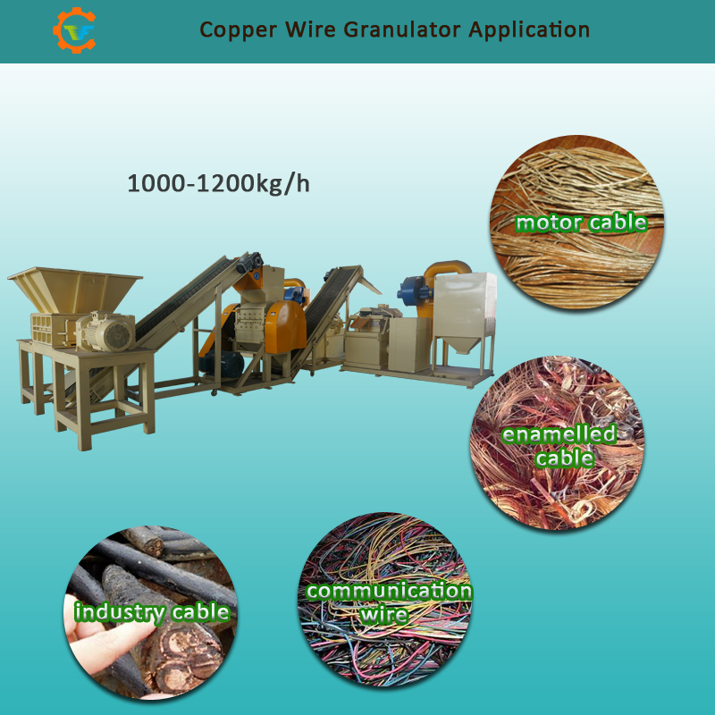 Scrap Copper Wire Cable Granulator Machine for Sale