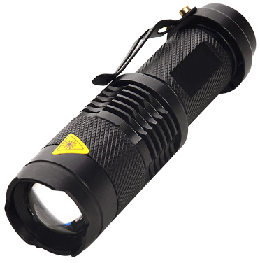 High Power Portable Aluminum Waterproof Zoom T6 10W LED 18650 Tactical Flashlight