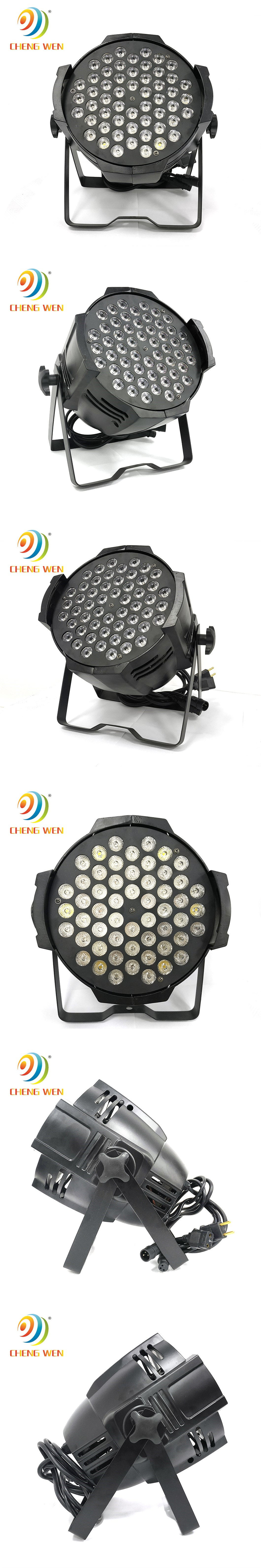 Wholesale DJ Special Stage PAR Light Outdoor Waterproof IP67 RGBW 54*3W for Party