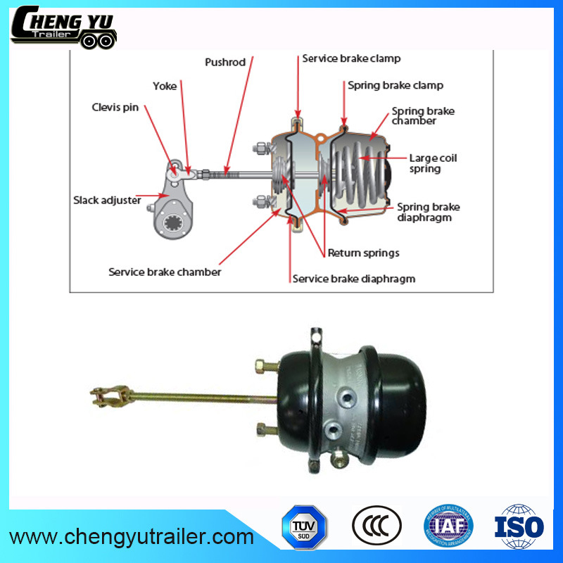 Truck Brake Parts Air Brake Chamber System T3030 Dd