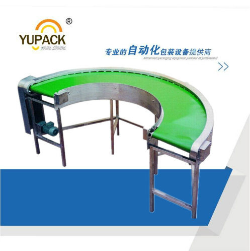 Smooth Operation Rubber Curved Belt Conveyor Used in Factory